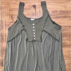 Flowy boho style tank